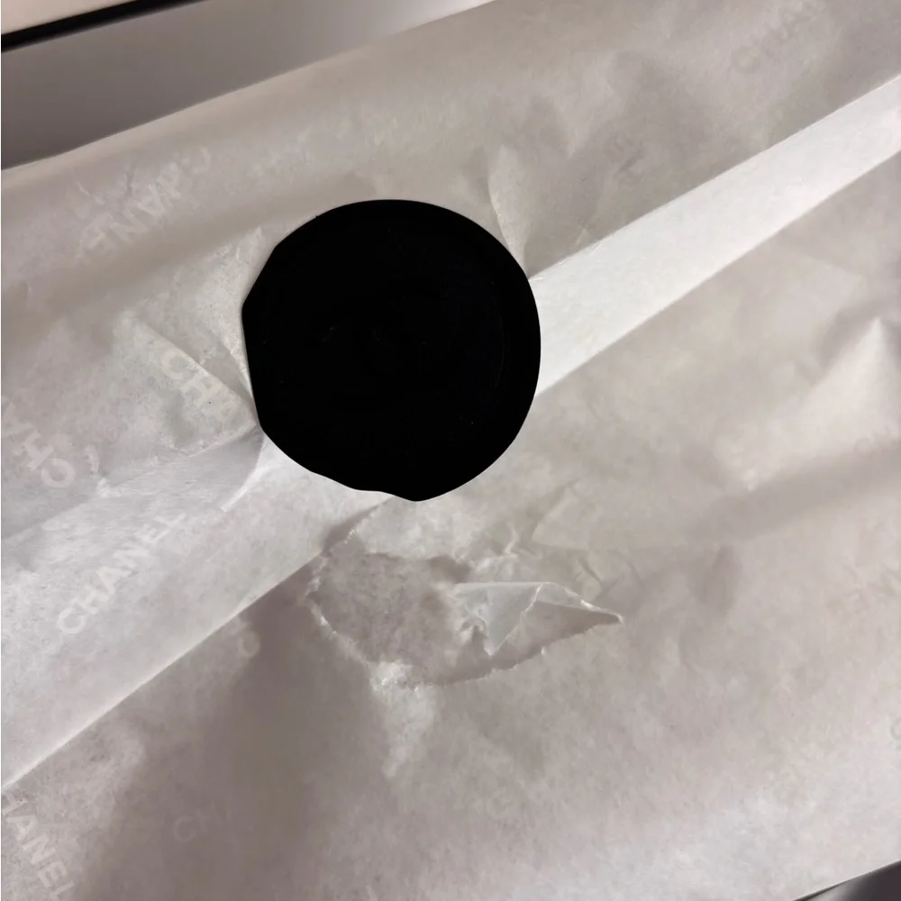 Chanel White Gift Box with Tissue Paper and Sticker Empty